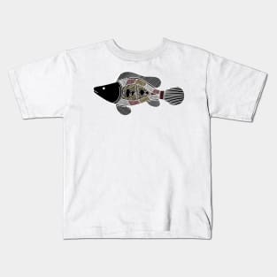 Aboriginal Art - Fish Kids T-Shirt